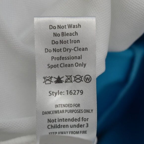 Weissman Girls Dance Costume 2 Piece Jacket Dress with Sequined Tutu Size IC 7 8 - Picture 9 of 9